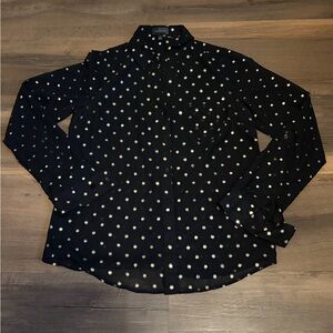 The Limited Black and White Polka Dot Shirt